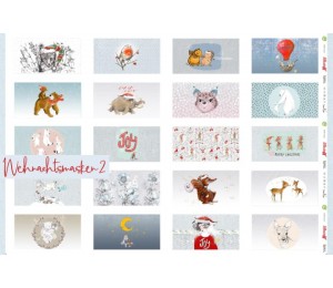 Bio Baumwolle Lillestoff - Weihnachtsmasken 2