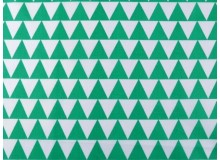 Baumwolle - Dreiecke türkis