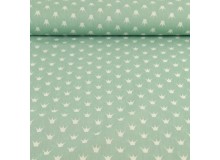 Baumwolle Kronen dunkelmint