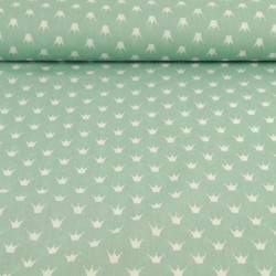 Baumwolle Kronen dunkelmint