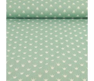 Baumwolle Kronen dunkelmint