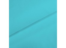 Baumwoll Popeline - Uni Capri blau türkis kochfest