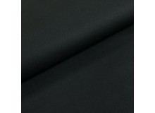 Baumwoll Popeline - Uni schwarz kochfest