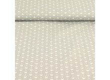 Baumwolle Herzen grau