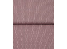 Baumwolle Pünktchen altrosa