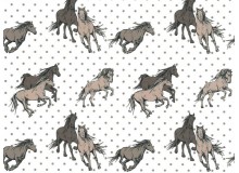 Baumwolle - Pferde