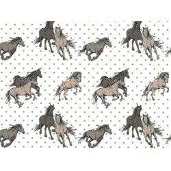 Baumwolle - Pferde