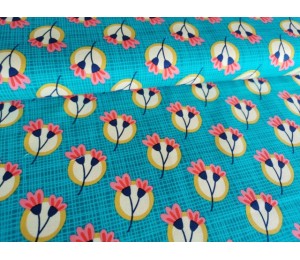 Baumwolle Hamburger Liebe - Park Lane türkis