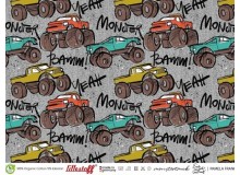 REST Bio Jersey Lillestoff - Monstertrucks