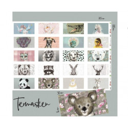 Lillestoff Tiermasken Webware Rapport Tante Gisi