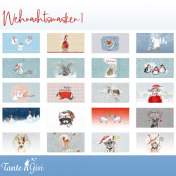 Bio Baumwolle Lillestoff - Weihnachtsmasken 1