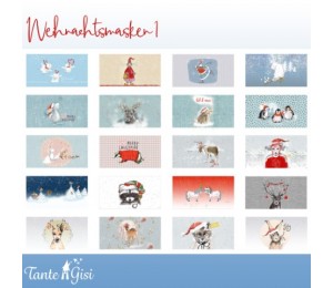 Bio Baumwolle Lillestoff - Weihnachtsmasken 1