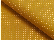 Baumwolle - Pünktchen 2mm senf
