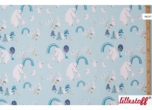 Bio Jersey Lillestoff - Kleine blaue Welt