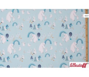 Bio Jersey Lillestoff - Kleine blaue Welt