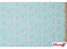 Bio Jersey Lillestoff - Rosalie mint türkis
