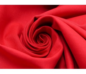 Baumwolle - Uni weinrot