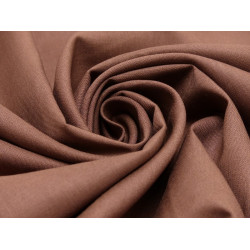 Baumwolle - Uni hellbraun