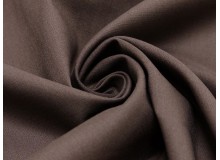 Baumwolle - Uni dunkelbraun