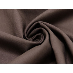 Baumwolle - Uni dunkelbraun