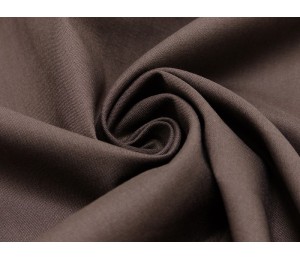 Baumwolle - Uni dunkelbraun