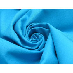 Baumwolle - Uni blau türkis