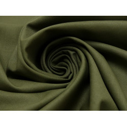 Baumwolle - Uni oliv grün