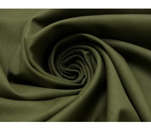 Baumwolle - Uni oliv grün