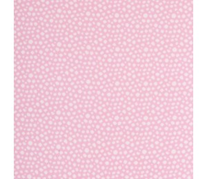 Jaquard Bündchen - Karla rosa weiß Punkte