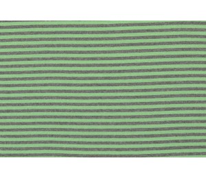 Ringelbündchen Ringel grau lime