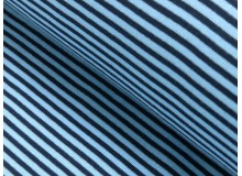 Ringelbündchen hellblau marine Bündchen gestreift