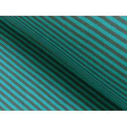 Ringelbündchen petrol grau Bündchen gestreift