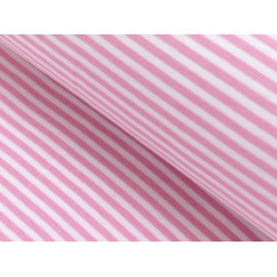 Ringelbündchen rosa weiß Ringel 