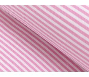 Ringelbündchen rosa weiß Ringel 