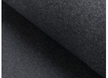 Bündchen - Rippe dunkelgrau meliert melange