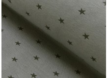 Bündchen kleine Sterne grau