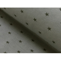 Bündchen kleine Sterne grau