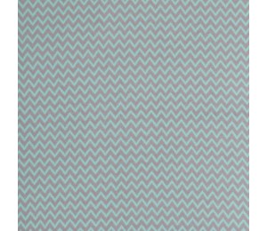 Jaquard Bündchen - Karla grau mint Zacken