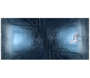 Jersey Digitaldruck Einhorn Panel