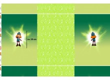 REST Jersey Wikinger Wickie Panel lime grün