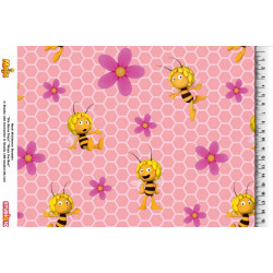 Jersey Biene Maja Waben rosa