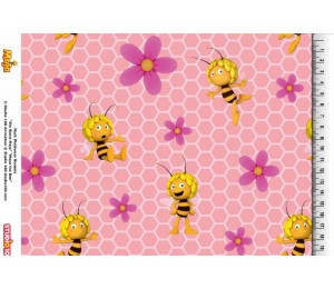 Jersey Biene Maja Waben rosa