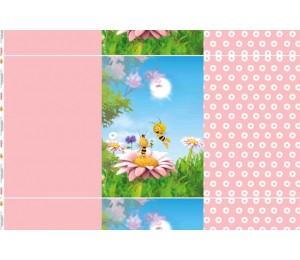 Jersey Biene Maja Panel 1 rosa