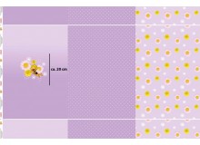 Jersey Biene Maja Panel 2 flieder