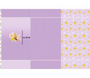 Jersey Biene Maja Panel 2 flieder