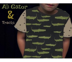 Bio Jersey Lillestoff - AliGator Kombi Tracks