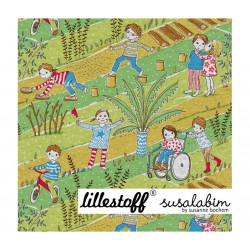 Bio Jersey Lillestoff - Alle zusammen Susalabim