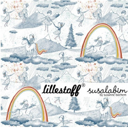 REST 47cm Bio Jersey Lillestoff - Am Anfang des Regenbogens