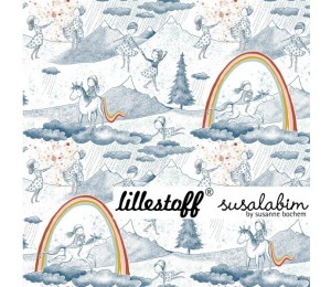 REST 47cm Bio Jersey Lillestoff - Am Anfang des Regenbogens