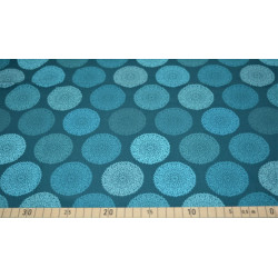 Jersey - Mandala türkis petrol